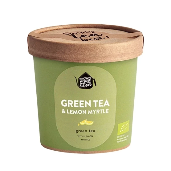 Brown House & Tea Green Tea & Lemon Myrtle - Zielona herbata z mirtem cytrynowym 50g